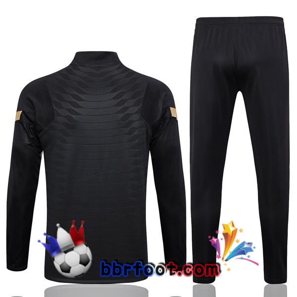Survetement Foot FC Barcelone Noir 2023/2024