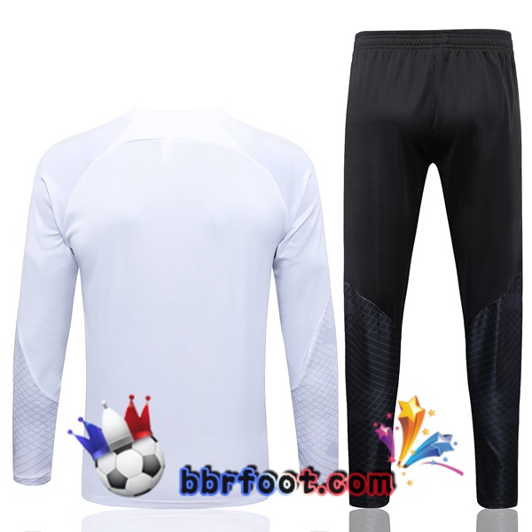 Survetement Foot Paris PSG Blanc 2023/2024