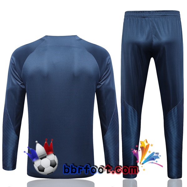 Survetement Foot Paris PSG Bleu 2023/2024