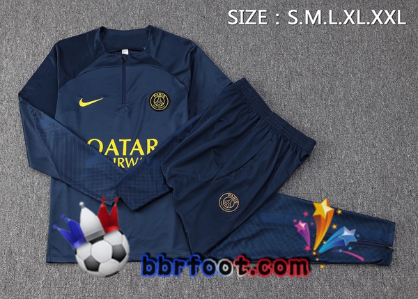 Survetement Foot Paris PSG Bleu 2023/2024