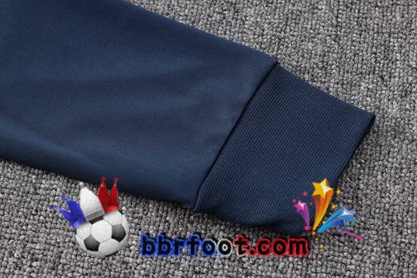 Veste Survetement Foot Paris PSG Bleu 2023/2024