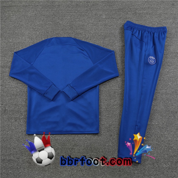 Veste Survetement Foot Paris PSG Bleu 2023/2024