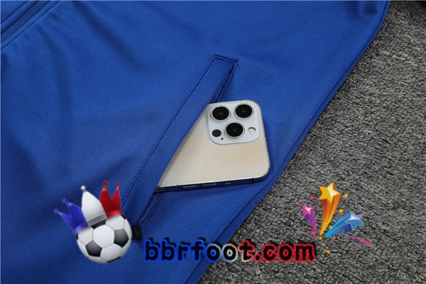 Veste Survetement Foot Paris PSG Bleu 2023/2024
