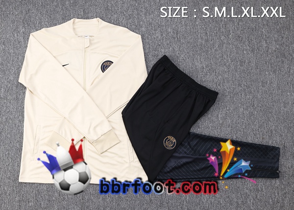 Veste Survetement Foot Paris PSG Marron 2023/2024