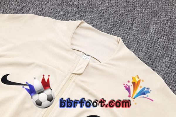Veste Survetement Foot Paris PSG Marron 2023/2024