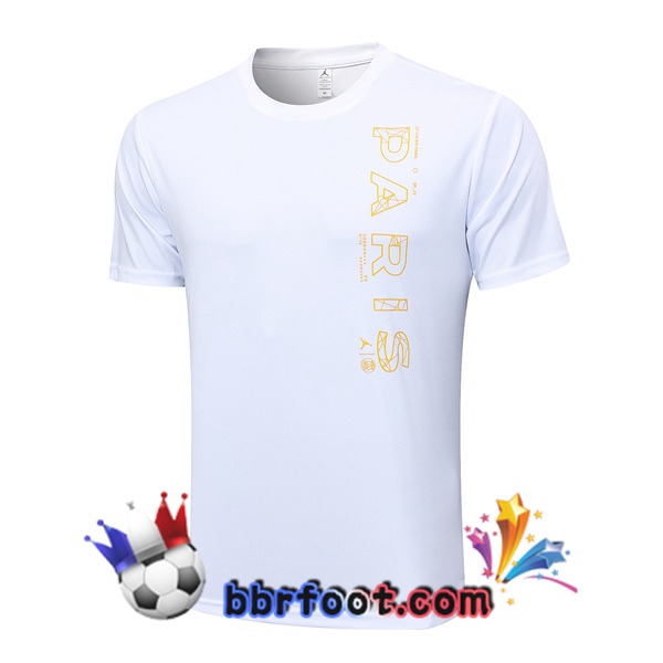 Training T-Shirts Paris PSG Blanc 2023/2024