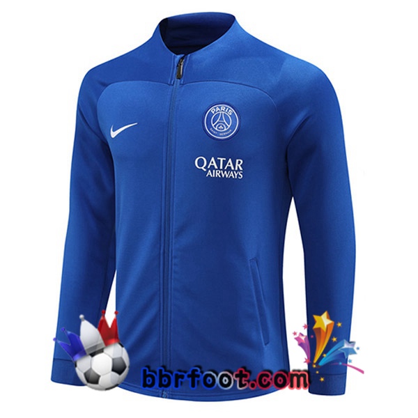 Veste Foot Paris PSG Bleu 2023/2024