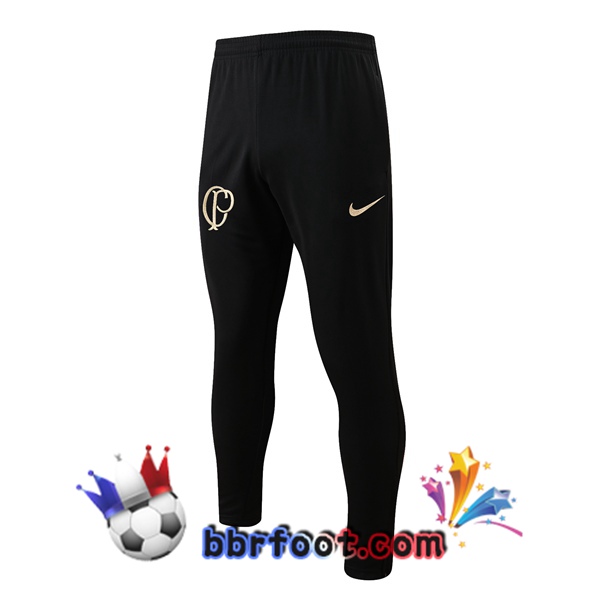 Pantalon Foot Corinthians Noir 2023/2024