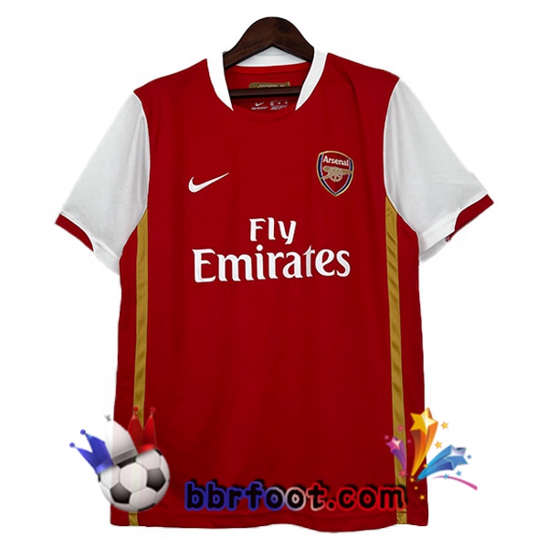 Maillot Foot Arsenal Retro Domicile Rouge 2006-2008