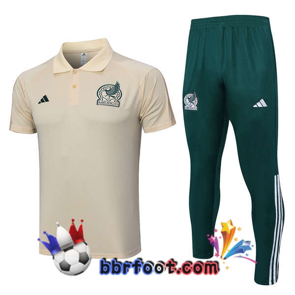 Polo Foot Mexique + Pantalon Marron 2023/2024