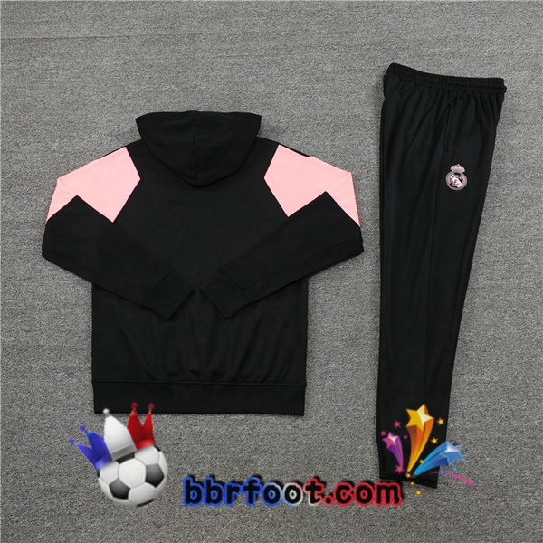 Capuche Survetement Foot Real Madrid Noir 2023/2024