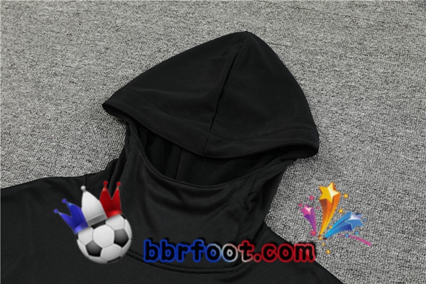 Capuche Survetement Foot Real Madrid Noir 2023/2024