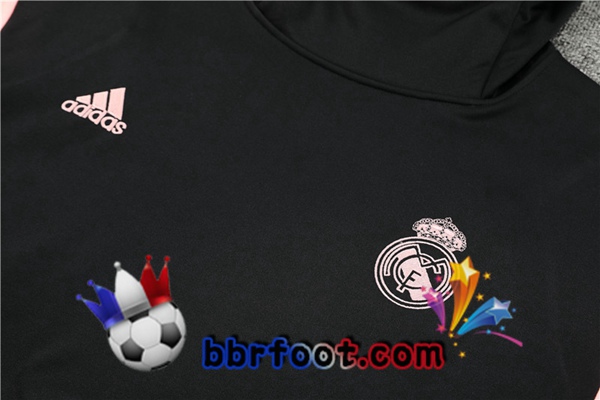 Capuche Survetement Foot Real Madrid Noir 2023/2024