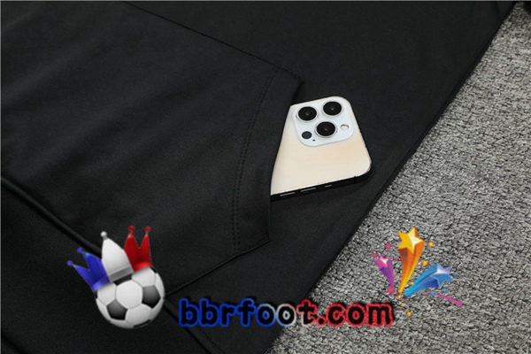 Capuche Survetement Foot Real Madrid Noir 2023/2024
