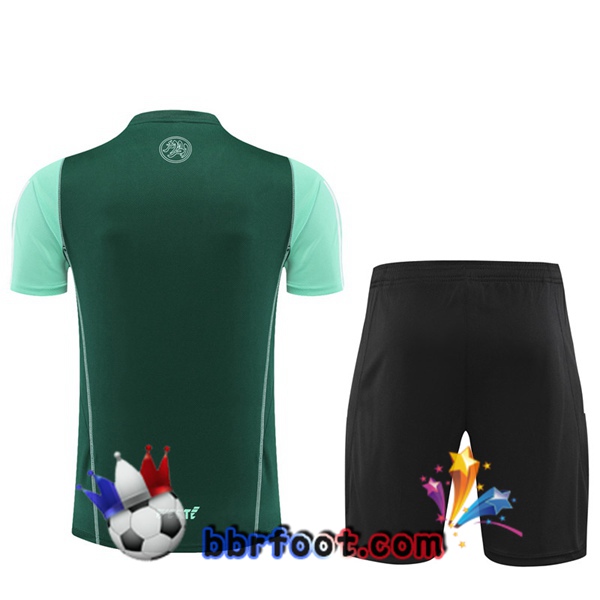 Training T-Shirts Algerie + Shorts Vert 2023/2024