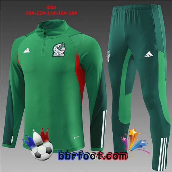 Survetement Foot Mexique Enfant Vert 2023/2024