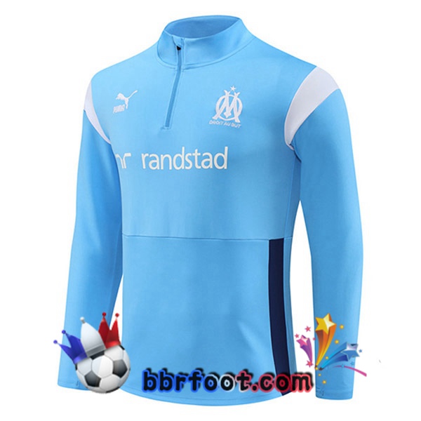 Sweatshirts Homme Marseille OM Bleu 2023/2024 Sweatshirts Homme Marseille OM Bleu 2023/2024