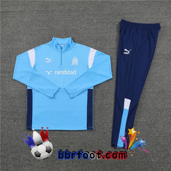Survetement Foot Marseille OM Bleu 2023/2024