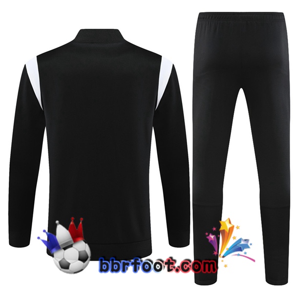 Veste Survetement Foot AC Milan Noir 2023/2024
