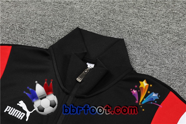 Veste Survetement Foot AC Milan Noir 2023/2024