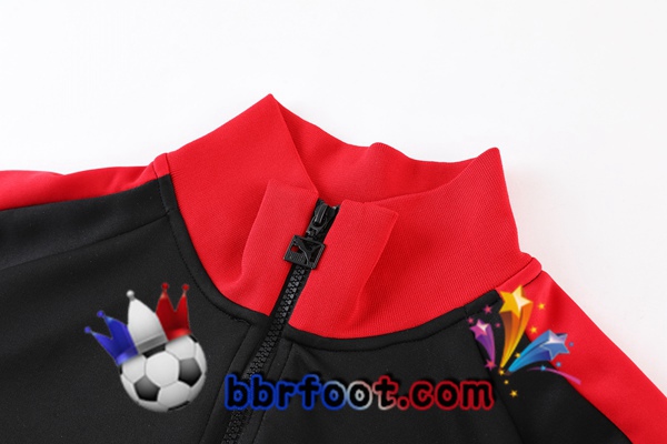 Veste Survetement Foot AC Milan Noir 2023/2024