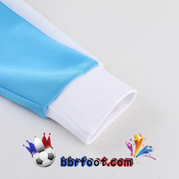 Veste Survetement Foot Manchester City Bleu 2023/2024