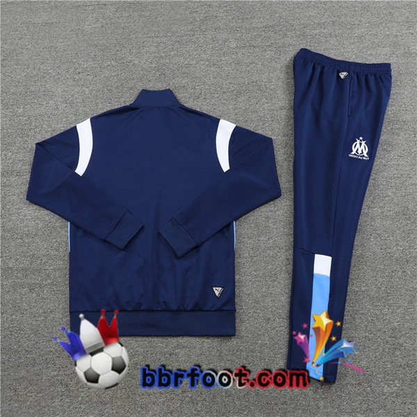 Veste Survetement Foot Marseille OM Bleu Royal 2023/2024