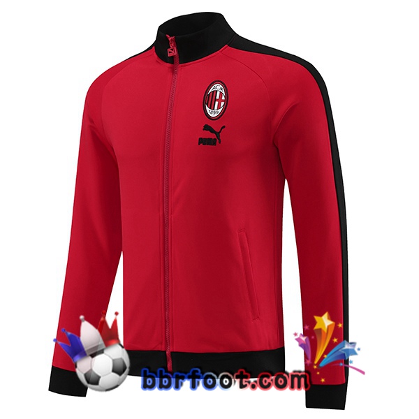 Veste Foot AC Milan Rouge 2023/2024