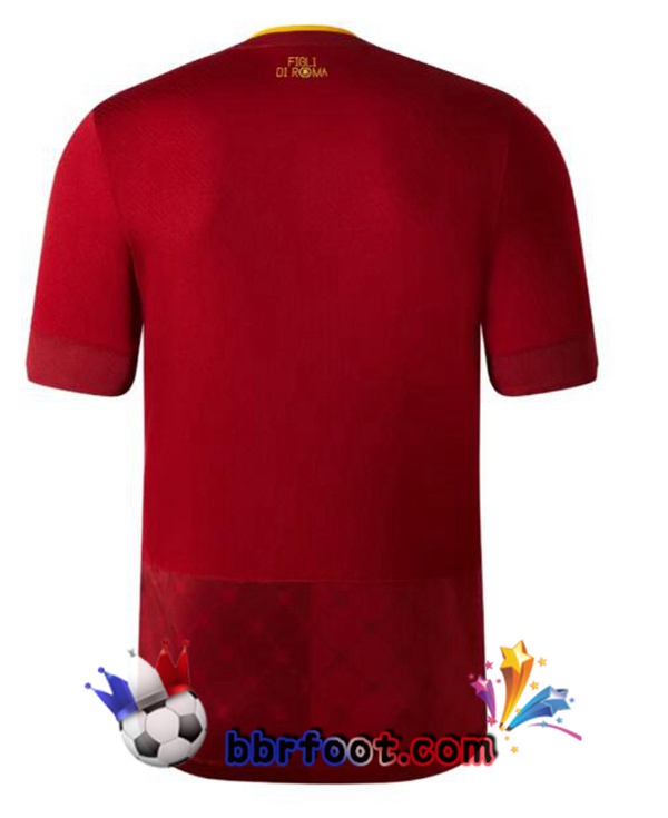 Maillot Foot AS Roma Domicile SPQR Rouge 2022/2023