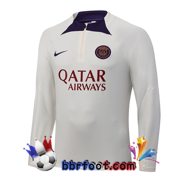 Sweatshirts Homme Paris PSG Blanc 2023/2024