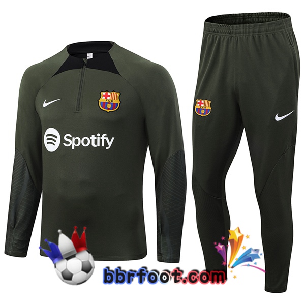 Survetement Foot FC Barcelone Vert 2023/2024