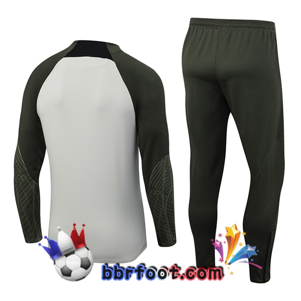 Survetement Foot FC Barcelone Gris 2023/2024