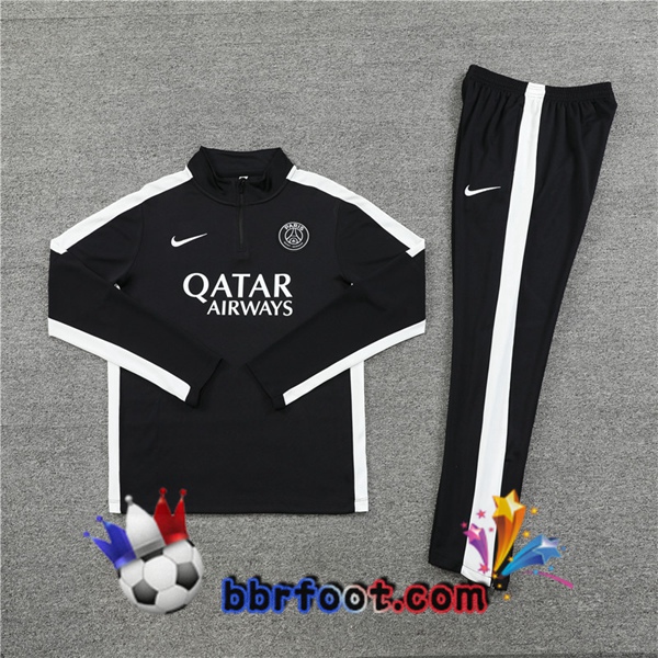 Survetement Foot Paris PSG Noir 2023/2024