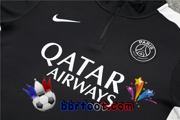 Survetement Foot Paris PSG Noir 2023/2024