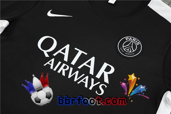 Training T-Shirts Paris PSG + Shorts Noir 2023/2024