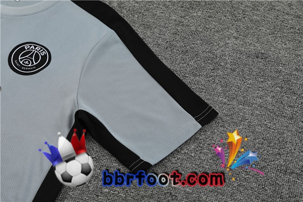 Training T-Shirts JORDAN Paris PSG + Shorts Gris 2023/2024