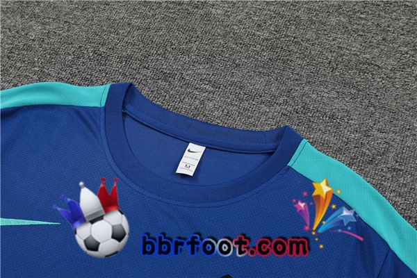 Training T-Shirts FC Barcelone + Shorts Bleu 2023/2024