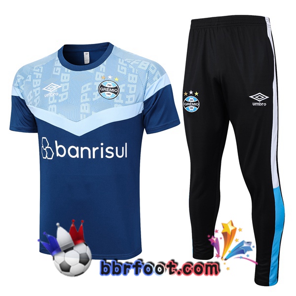 Training T-Shirts Gremio + Pantalon Bleu 2023/2024
