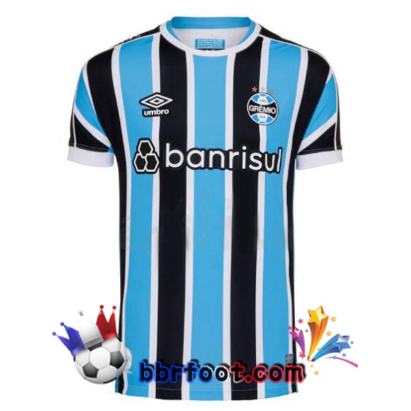Maillot Foot Gremio Domicile Noir Bleu 2023/2024