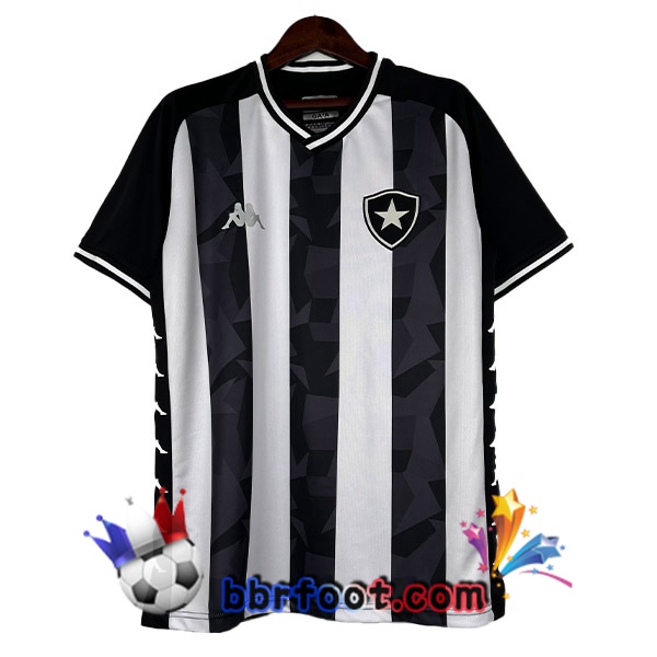 Maillot Foot Botafogo Retro Domicile Noir Blanc 2019-2020