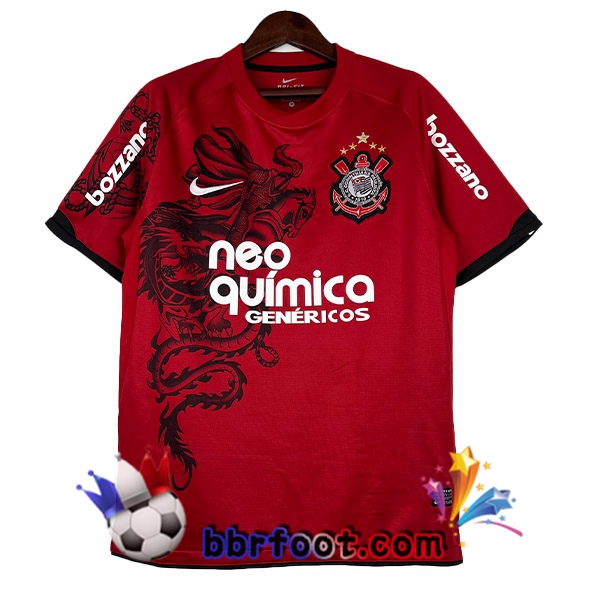 Maillot Foot Corinthians Retro Third Rouge 2011-2012