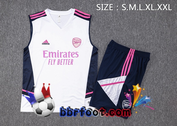 Gilet Foot Arsenal + Shorts Blanc 2023/2024