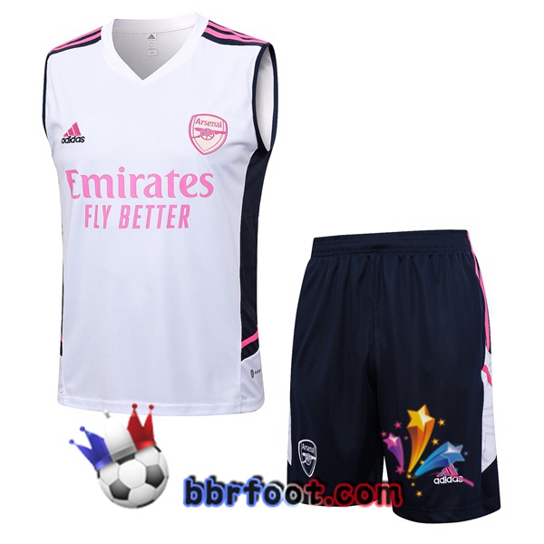 Gilet Foot Arsenal + Shorts Blanc 2023/2024