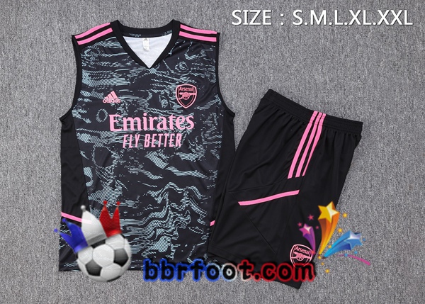 Gilet Foot Arsenal + Shorts Noir Vert 2023/2024