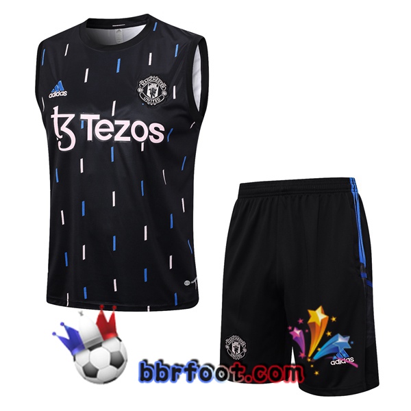 Gilet Foot Manchester United + Shorts Noir 2023/2024