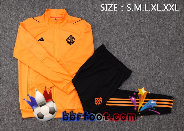 Veste Survetement Foot SC Internacional Orange 2023/2024