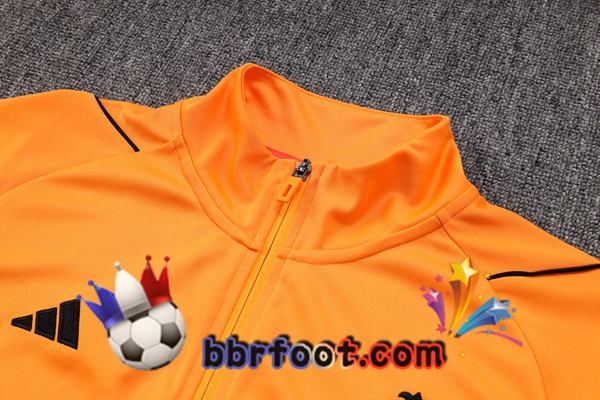 Veste Survetement Foot SC Internacional Orange 2023/2024