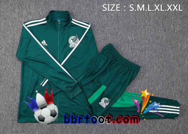 Veste Survetement Foot Mexique Vert 2023/2024