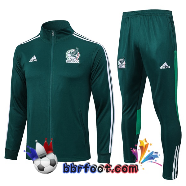 Veste Survetement Foot Mexique Vert 2023/2024