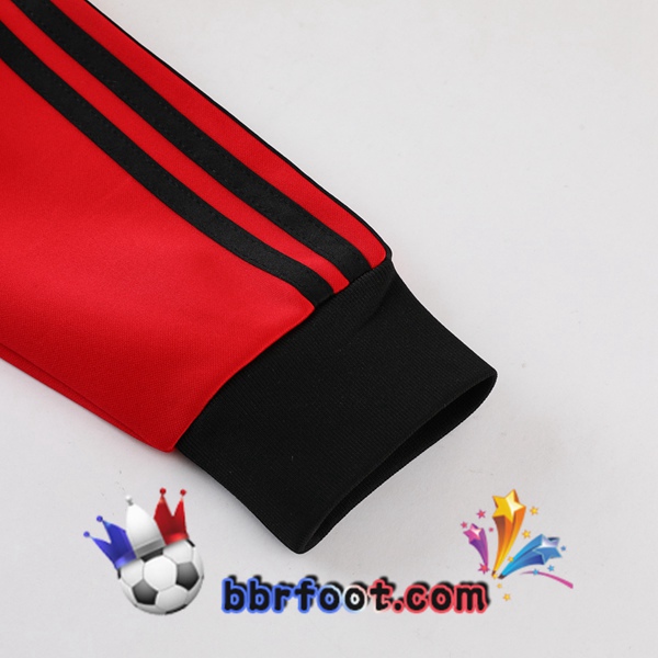 Veste Survetement Foot Manchester United Rouge 2023/2024
